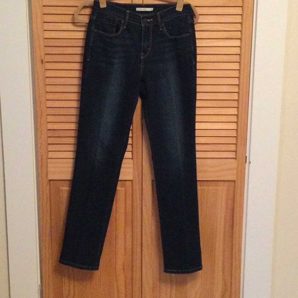 Dark Wash Denim Jeans